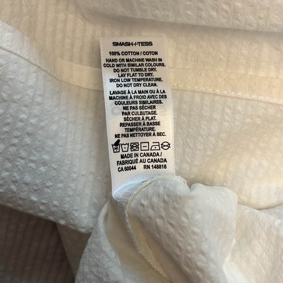 NWT 2X Smash and Tess ivory puff sleeve top - Picture 9 of 10